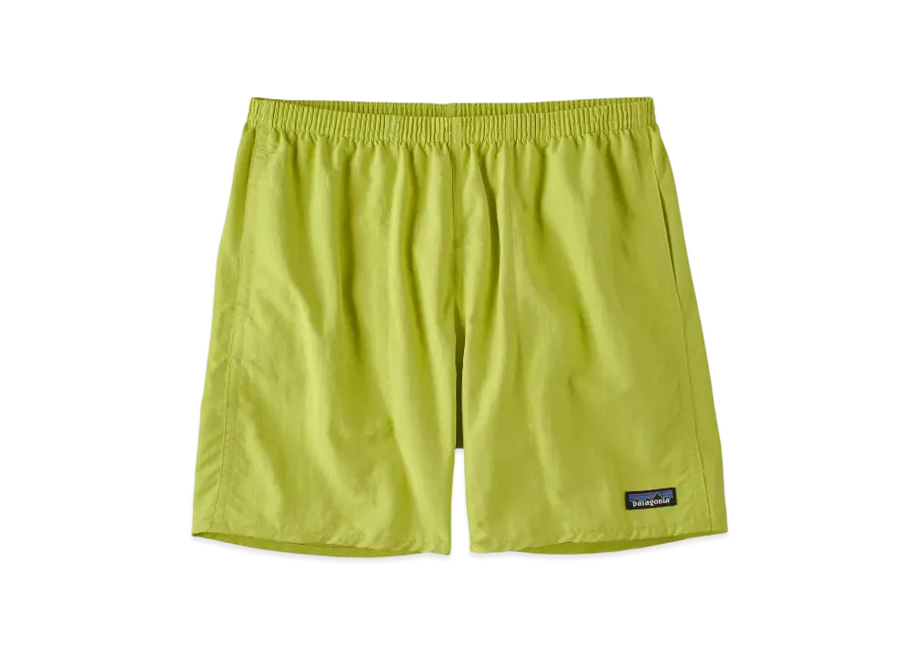 Patagonia Men's Baggies Short 5 Inch "Phosphorus Green"