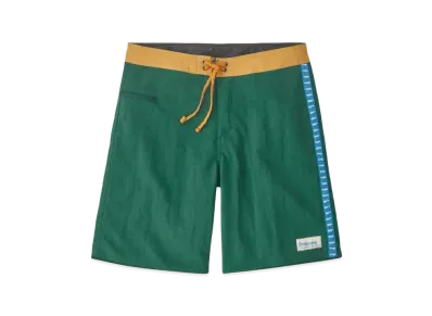 Patagonia Men's Wavefarer Boardshorts Lights 19 Inch "Green"