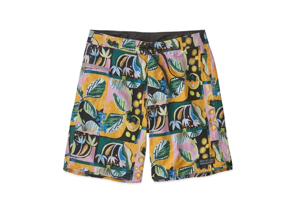 Patagonia Men's Wavefarer Boardshorts Lights 19 Inch "Mauve"