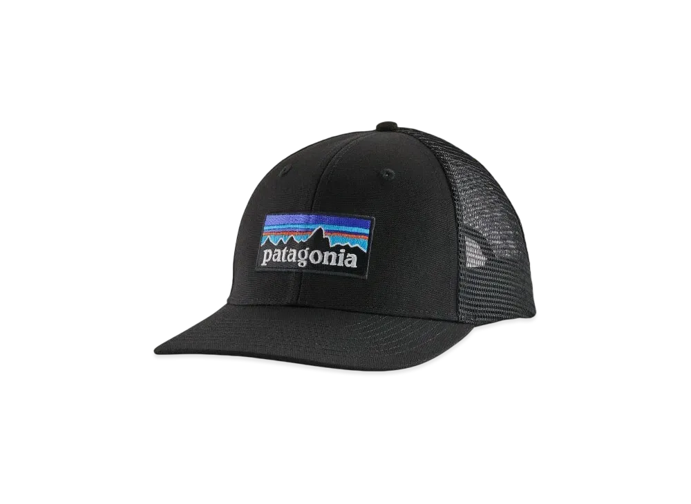 Patagonia Men's P-6 Logo Trucker Hat "Black"