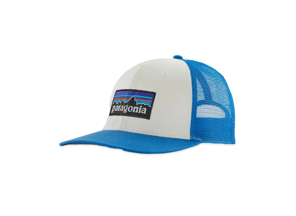 Patagonia Men's P-6 Logo Trucker Hat "Vessel Blue"
