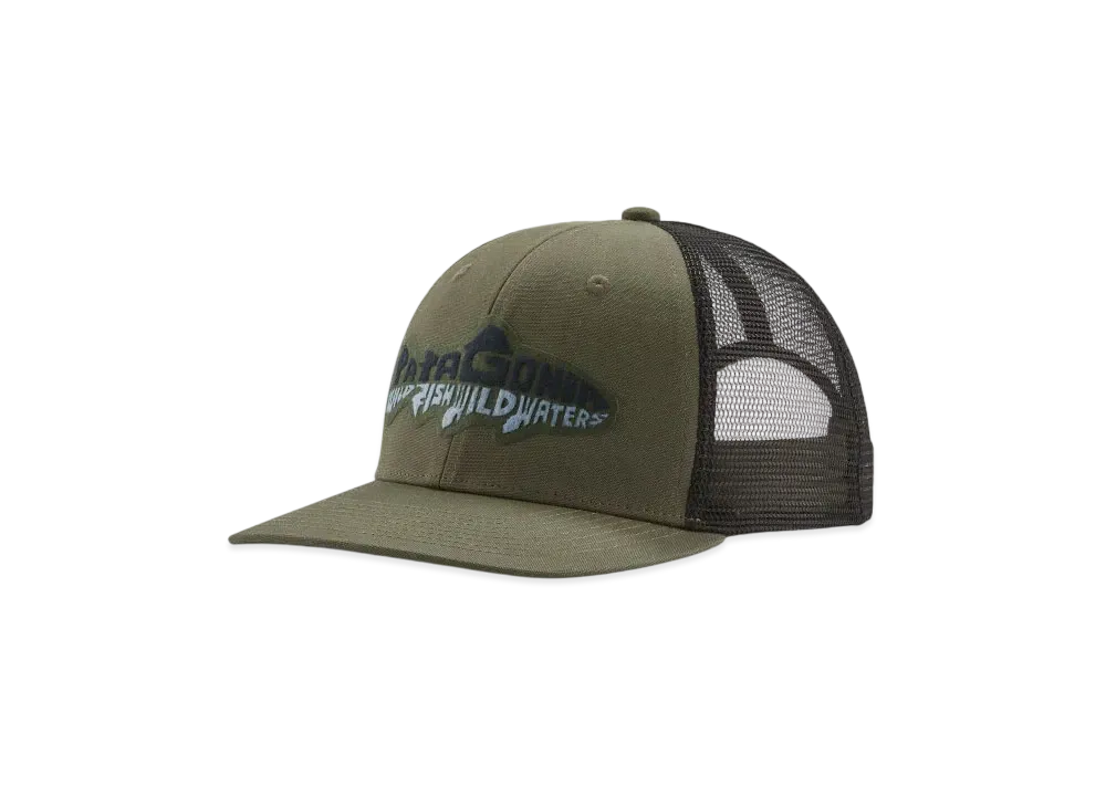 Patagonia Men's Take a Stand Trucker Hat "Basin Green"