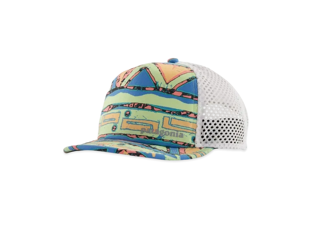 Patagonia Men's Fitz Roy Trout Trucker Hat "Salamander Green"