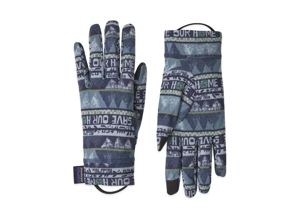 Patagonia Men's Cap Midweight Liner Glove "Multi"