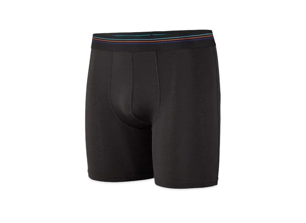 Patagonia Men's Sender Boxer Briefs 6 Inch "Black"