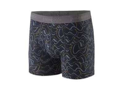 Patagonia Men's Essential Boxer Briefs 3 Inch "Pitch Blue"