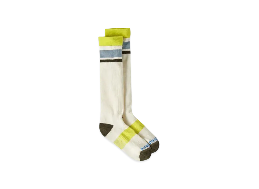 Patagonia Men's Merino Wool Blend Knee Socks "White"
