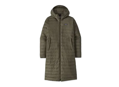 Patagonia Women's Recycled Down Sweater Parka "Needle Green"