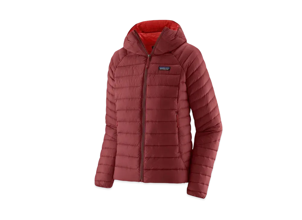 Patagonia Women's Down Sweater Hoody "Red"