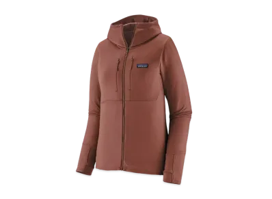 Patagonia Women's R1 Thermal Full Zip Hoody "Mauve"