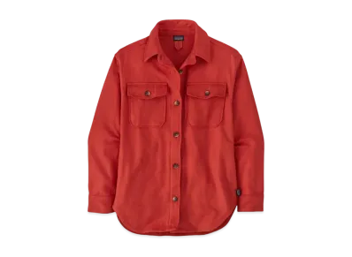 Patagonia Women's Fjord Loft Overshirt Jacket "Red"