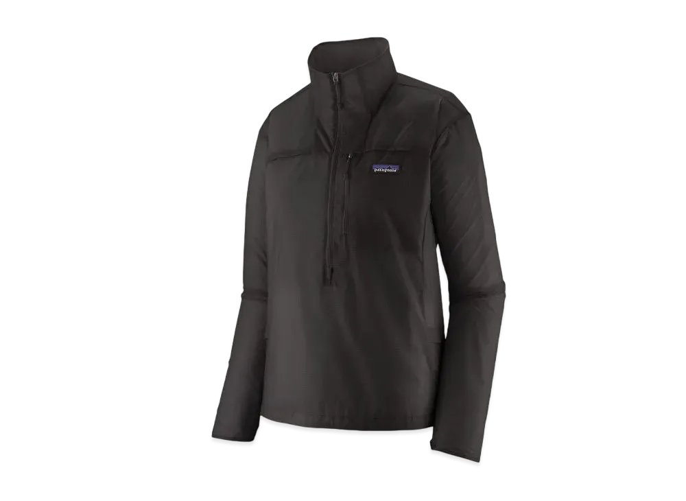 Patagonia Women's Houdini Stash 1/2 Zip Pullover "Black"