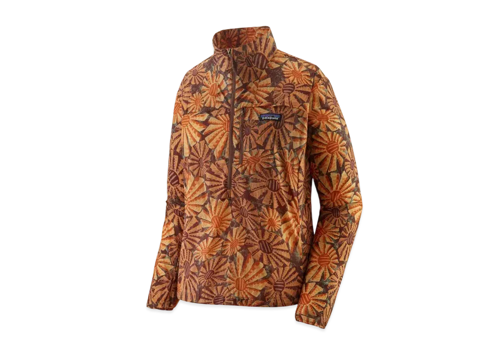 Patagonia Women's Houdini Stash 1/2 Zip Pullover "Apricot"