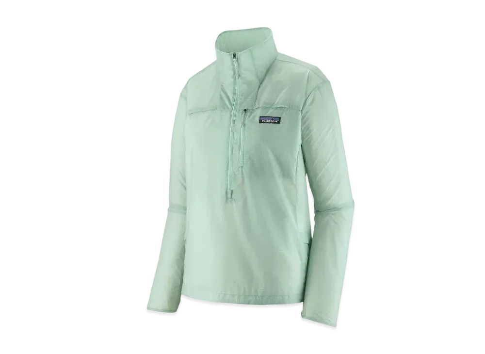 Patagonia Women's Houdini Stash 1/2 Zip Pullover "Wispy Green"