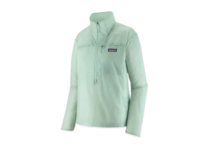 Patagonia Women's Houdini Stash 1/2 Zip Pullover "Wispy Green"