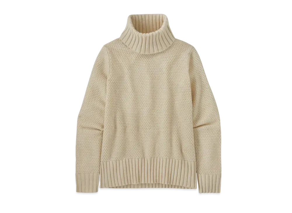 Patagonia Women's Recycled Cashmere Turtleneck "Natural"