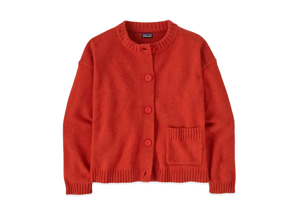 Patagonia Women's Recycled Wool Blend Sweater "Red"
