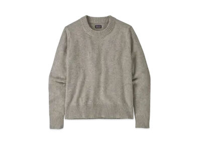 Patagonia Women's Recycled Wool Blend Neck Sweater "Grey"