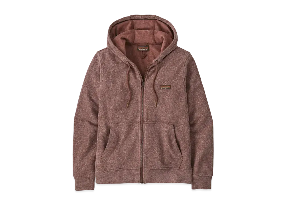 Patagonia Women's Full Zip Work Hoody Sweatshirts "Mauve"