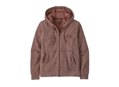 Patagonia Women's Full Zip Work Hoody Sweatshirts "Mauve"