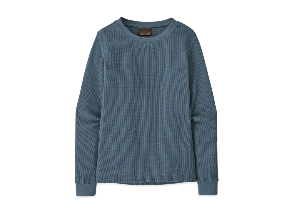 Patagonia Women's Work Waffle Crew "Utility Blue"