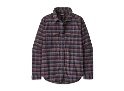 Patagonia Women's Canyonite Flannel Shirt "Smolder Blue"