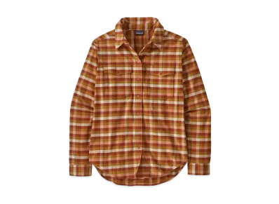 Patagonia Women's Canyonite Flannel Shirt "Red"