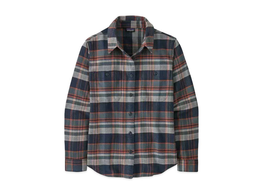 Patagonia Women's Fjord Flannel Shirt "Smolder Blue"
