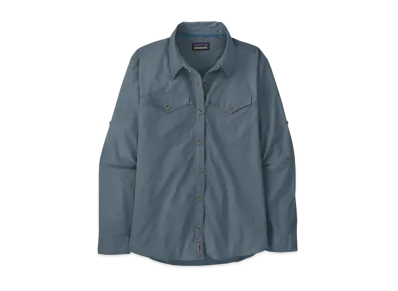 Patagonia Women's Longsleep Sun Stretch Shirt "Utility Blue"