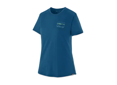 Patagonia Women's Capilene Cool Merino Blend Graphic Shirt "Endless Blue"