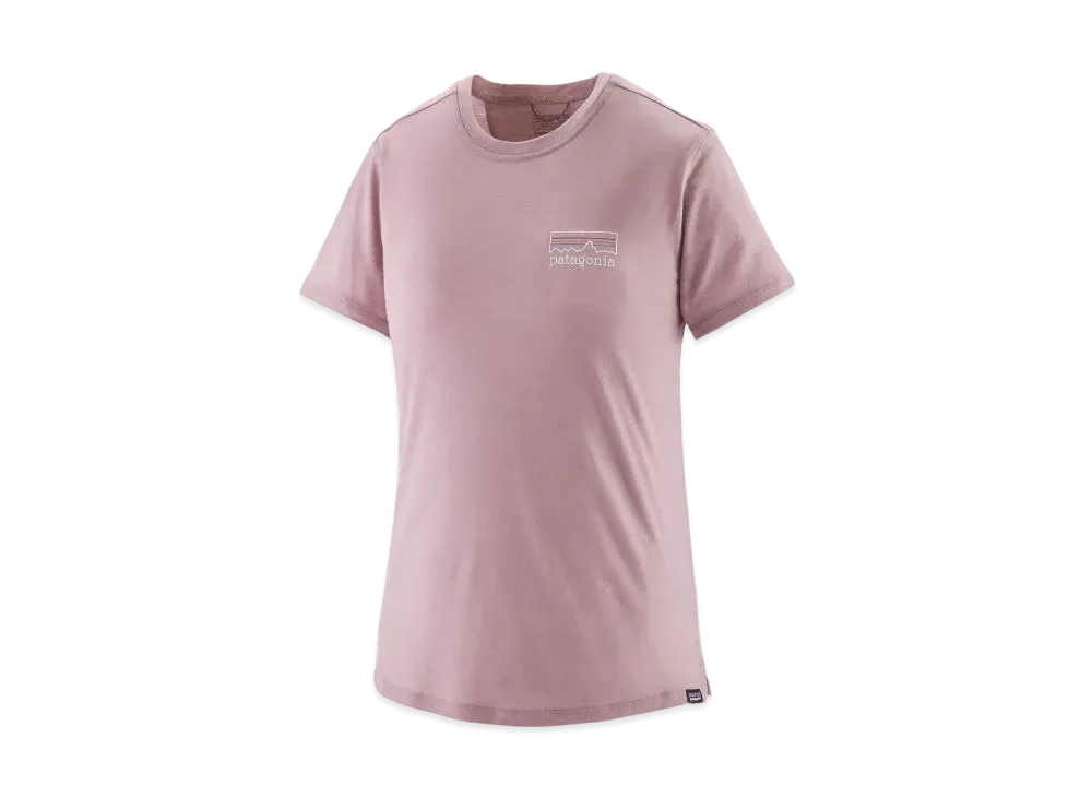 Patagonia Women's Capilene Cool Merino Blend Graphic Shirt "Mauve"