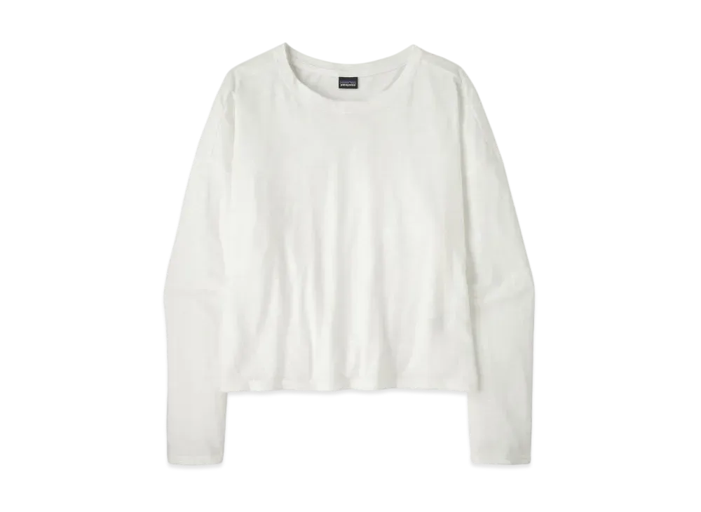 Patagonia Women's Longsleep Main Stretch Shirt "White"