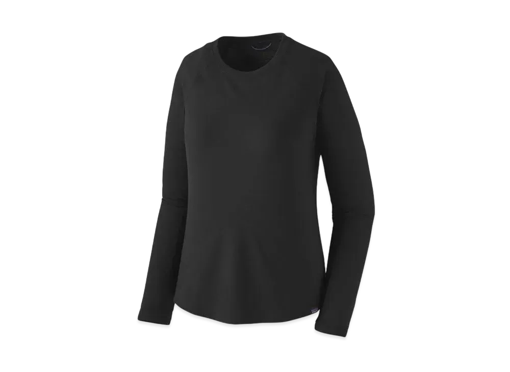 Patagonia Women's Longsleep Capilene Cool Trail Shirt "Black"