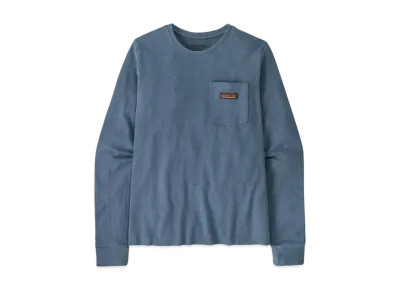 Patagonia Women's Longsleep Work Pocket Tee "Utility Blue"
