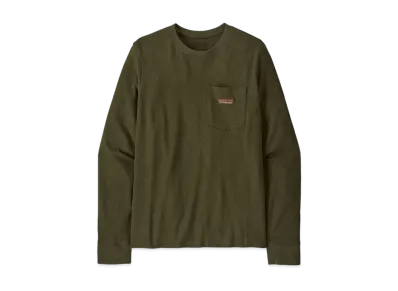 Patagonia Women's Longsleep Work Pocket Tee "Needle Green"