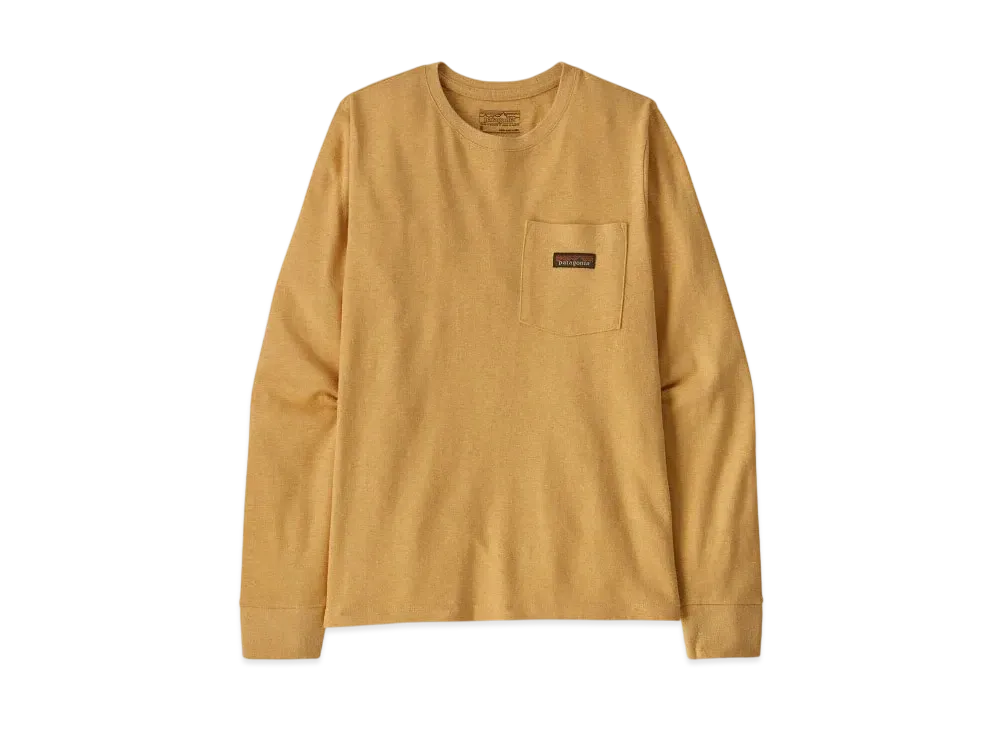Patagonia Women's Longsleep Work Pocket Tee "Tan"