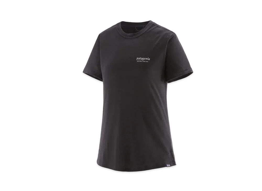 Patagonia Women's Capilene Cool Merino Blend Graphic Shirt "Black"