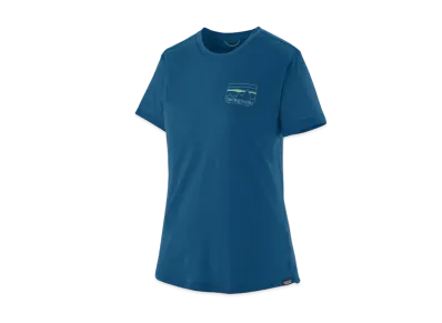 Patagonia Women's Capilene Cool Merino Blend Graphic Shirt "Endless Blue"
