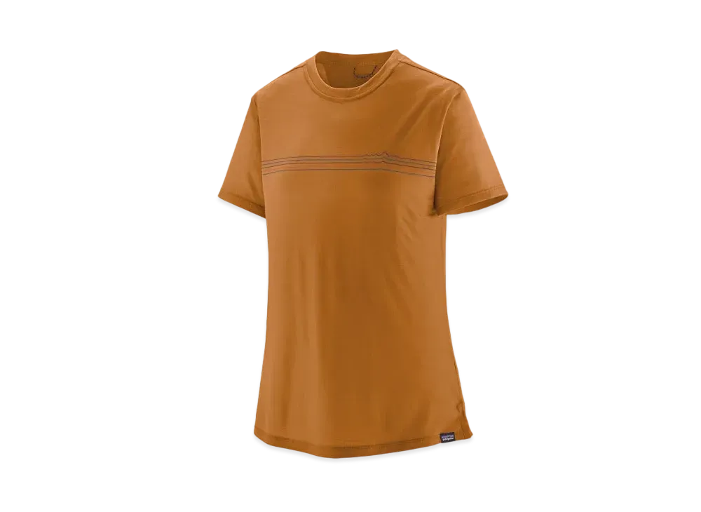 Patagonia Women's Capilene Cool Merino Blend Graphic Shirt "Caramel"