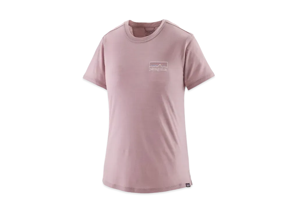 Patagonia Women's Capilene Cool Merino Blend Graphic Shirt "Mauve"