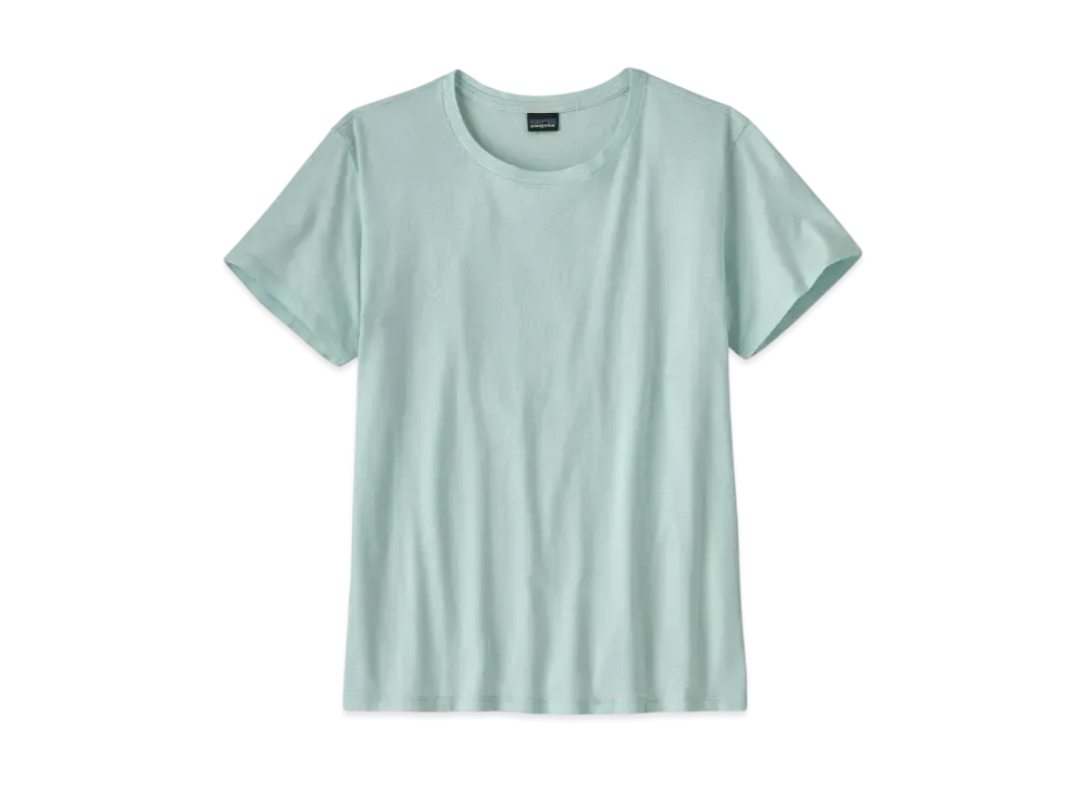 Patagonia Women's Regenerative Organic Certified Cotton Tee "Wispy Green"