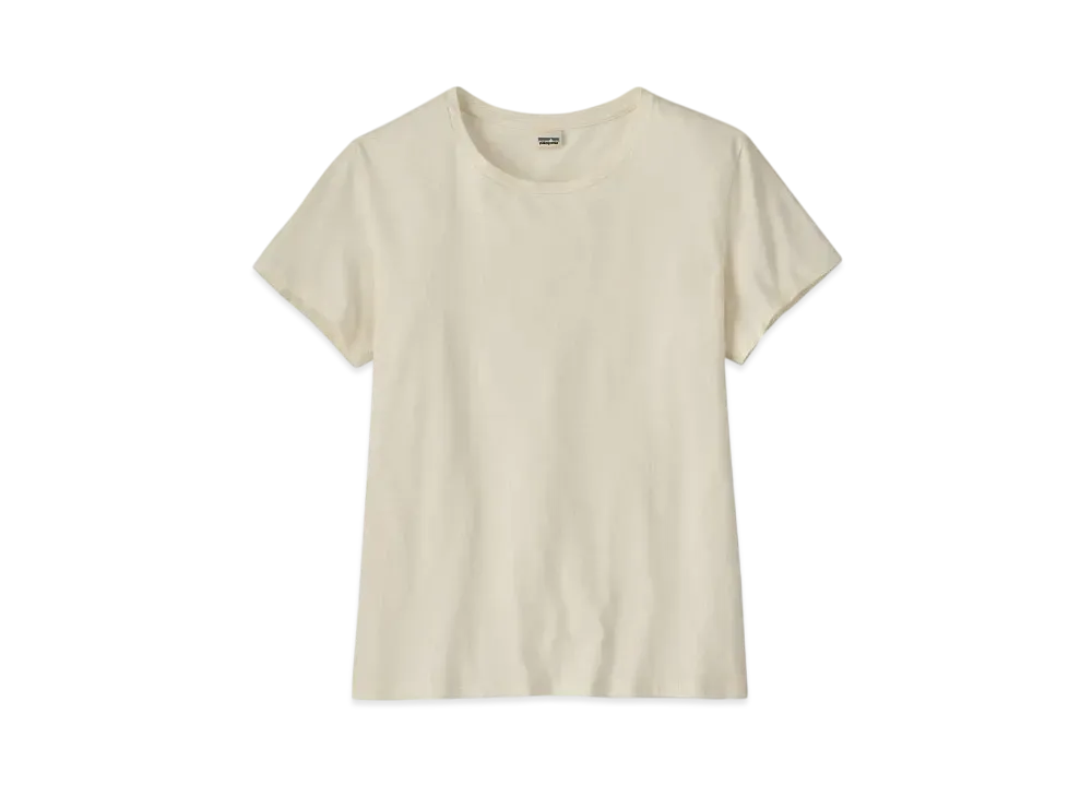 Patagonia Women's Regenerative Organic Certified Cotton Tee "Natural"