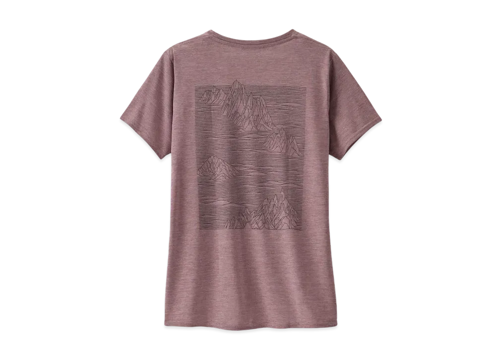 Patagonia Women's Capilene Cool Daily Graphic Shirt "Mauve"