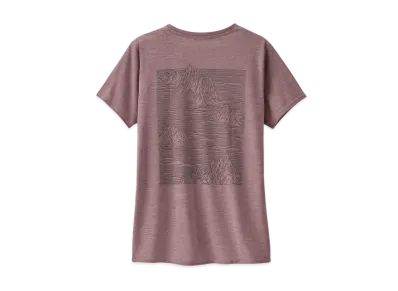 Patagonia Women's Capilene Cool Daily Graphic Shirt "Mauve"