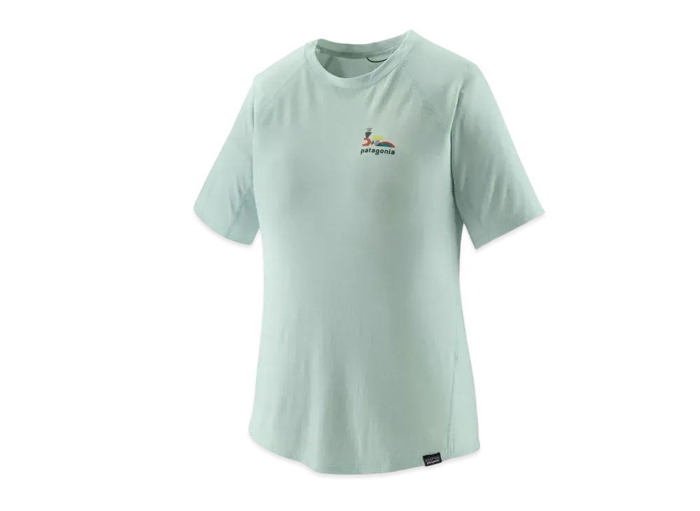 Patagonia Women's Capilene Cool Trail Graphic Shirt "Wispy Green"