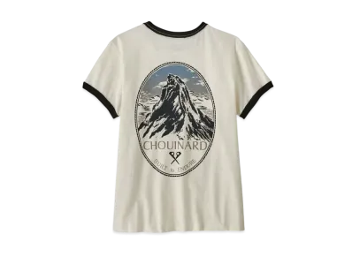 Patagonia Women's Chouinard Crest Ringer Responsibility "White"