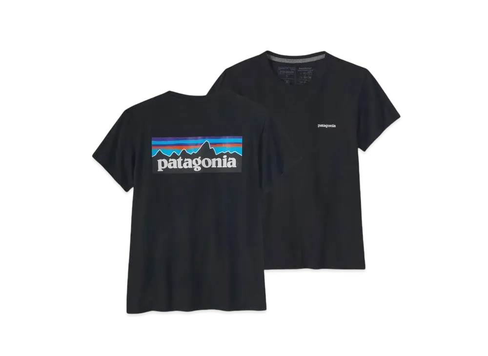 Patagonia Women's P-6 Logo Responsibility "Black"
