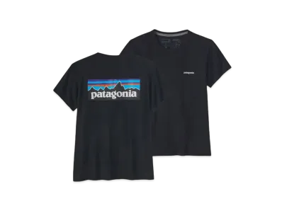 Patagonia Women's P-6 Logo Responsibility "Black"