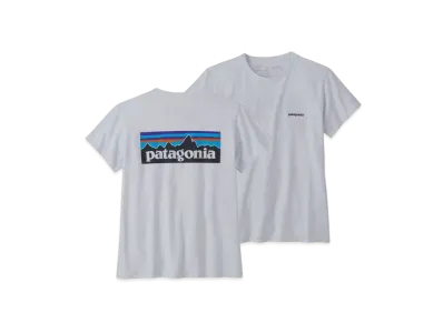 Patagonia Women's P-6 Logo Responsibility "White"