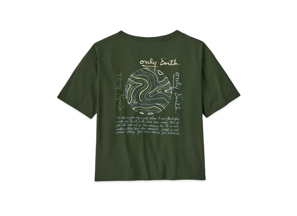 Patagonia Women's Cta Easy Cut Organic Tee "Pine Green"